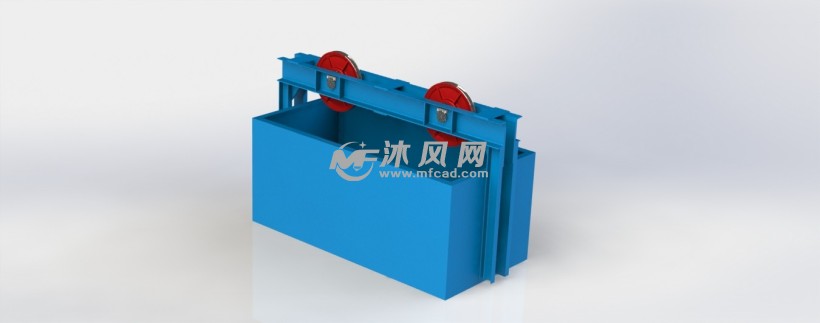 车式拉紧装置矩形重锤箱