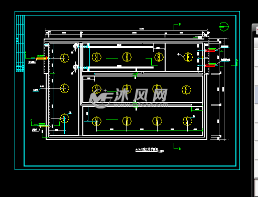 汙水處理a02池設計圖 - 環保圖紙 - 沐風網