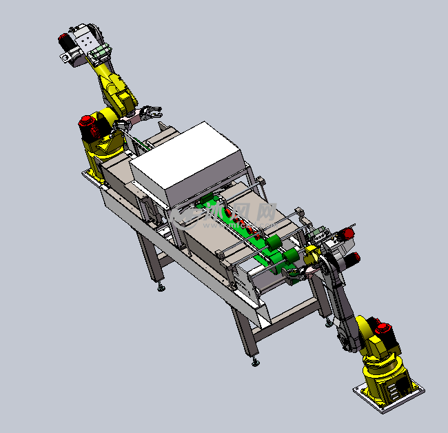 机器人自动上料涂蜡机