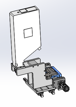 气动压紧装置模型图