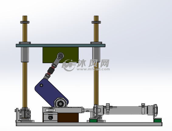 摆臂式升降结构
