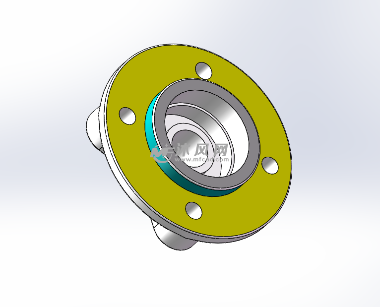 带凸台圆形座外球面轴承