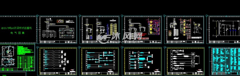 qd20ta6雙梁橋式起重機圖紙