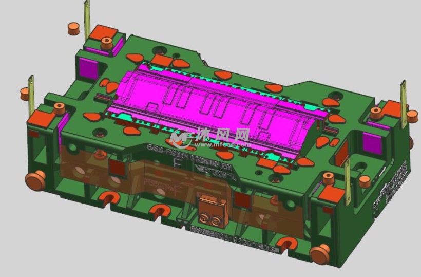 桥板加强拉延模模 - 模具图纸 - 沐风网