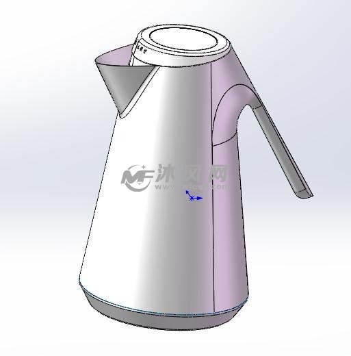 热水壶设计三维