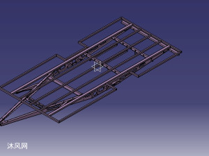 拖挂式房车底盘车架数据