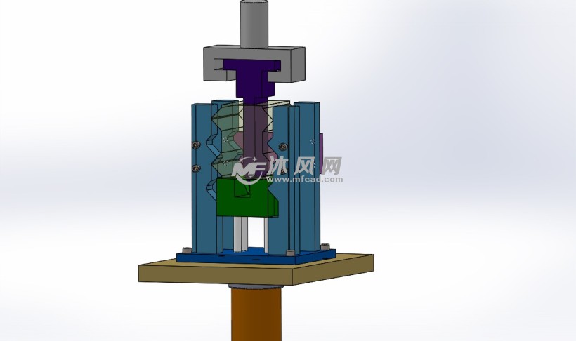 方管旋切直角折直角弯模具