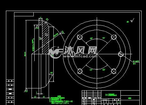 手壓管路啟閉調節閥結構零件圖 - 閥體圖紙 - 沐風網