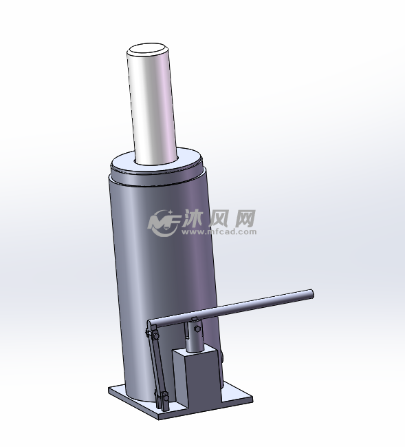 手動液壓千斤頂設計三維sw