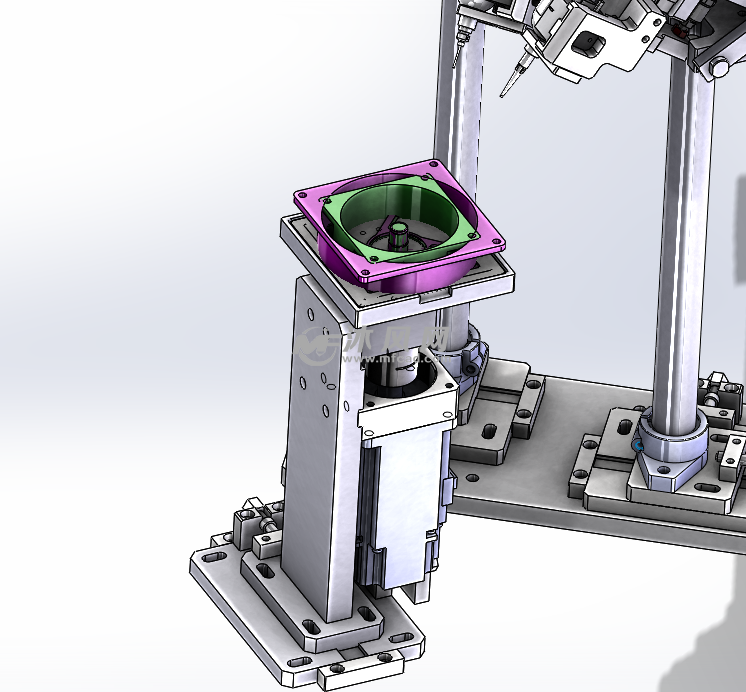 双头点胶机治具