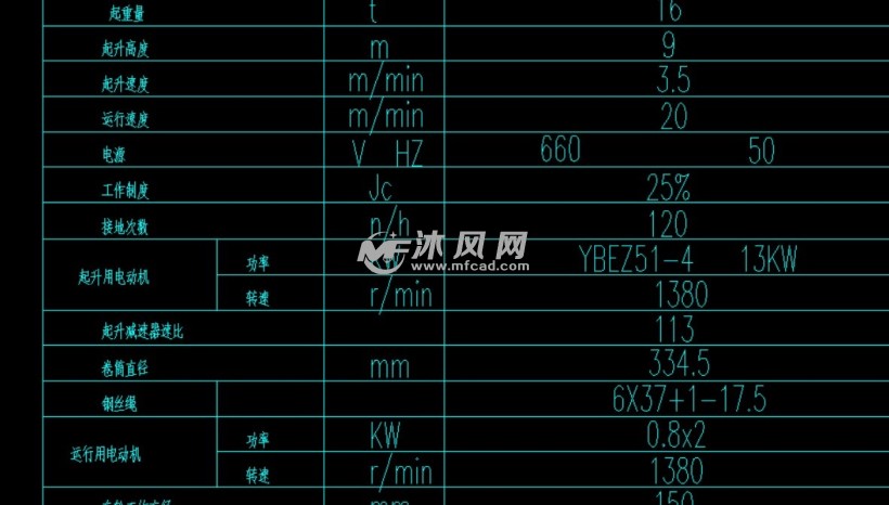 16t礦用防爆鋼絲繩電動葫蘆圖