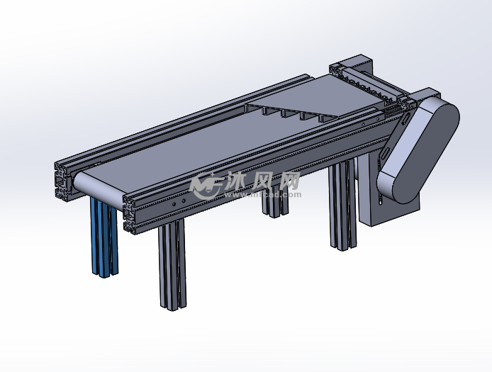 皮带输送线体模型