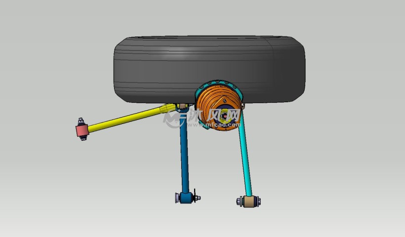 e型多连杆独立悬架设计模型