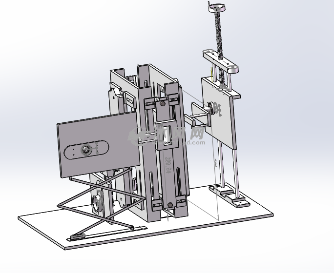 防盗锁开门机构