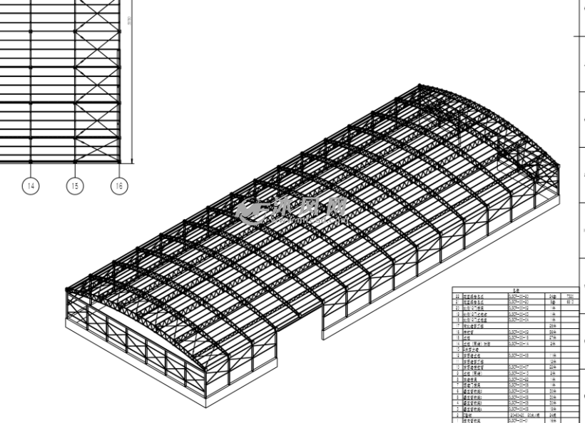 35米跨度管桁架全鋼結構廠房