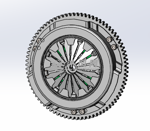 膜片弹簧离合器含二维图纸