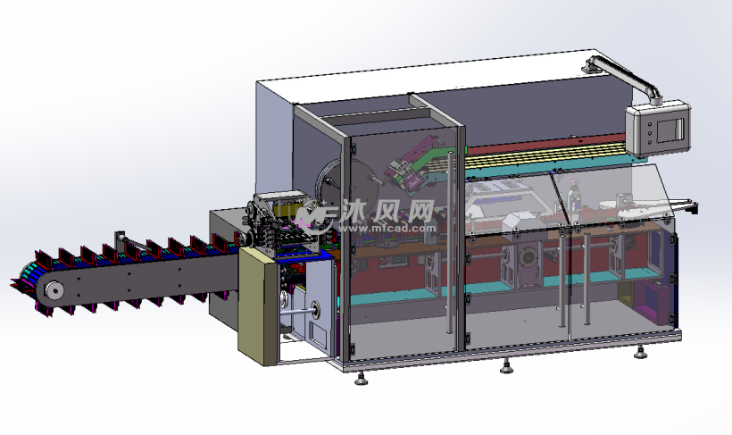 zh220高速装盒机 - 包装机械图纸 - 沐风网