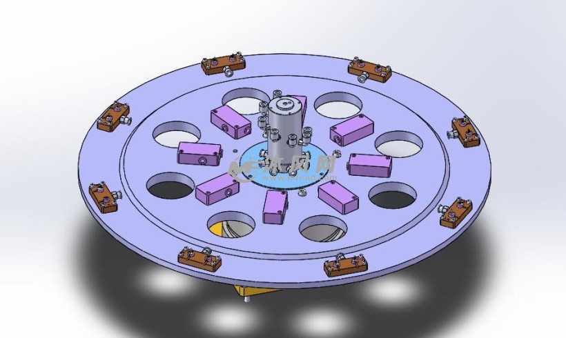 分度盘组件设计