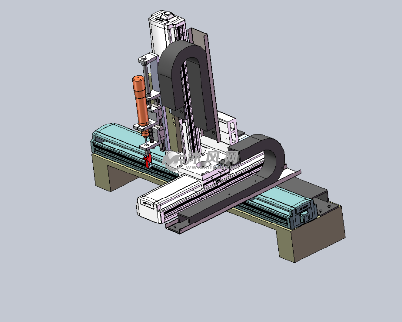 三轴锁螺丝机 辅助视图