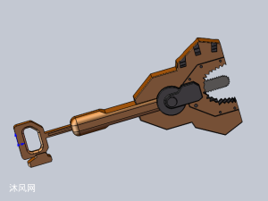 電鋸solidworks模型