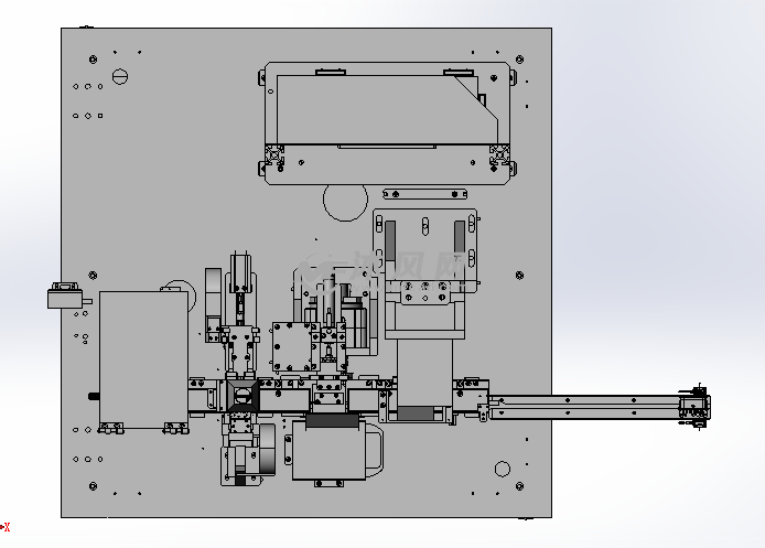 全自动非标激光打标机模型 - 机械加工图纸 - 沐风网