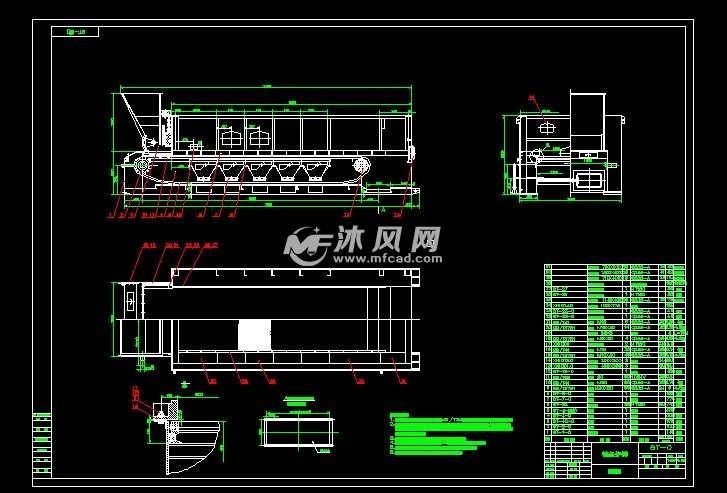 链条层燃炉结构图 - 环保图纸 - 沐风网