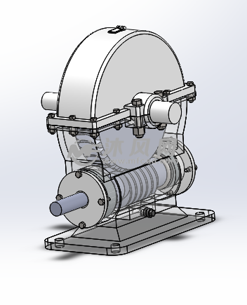 涡轮蜗杆箱体模型