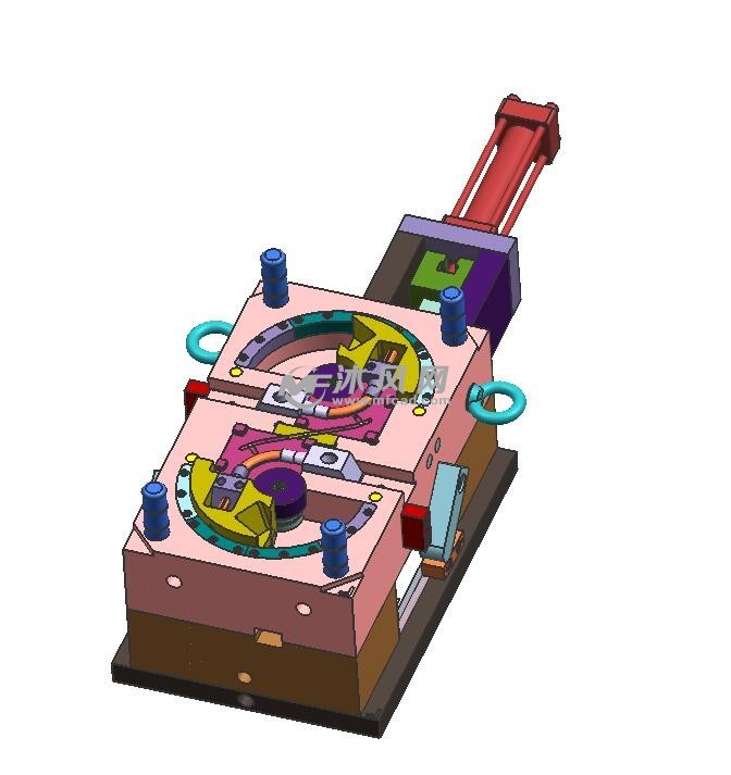 pvc弯管圆弧旋转抽芯脱模