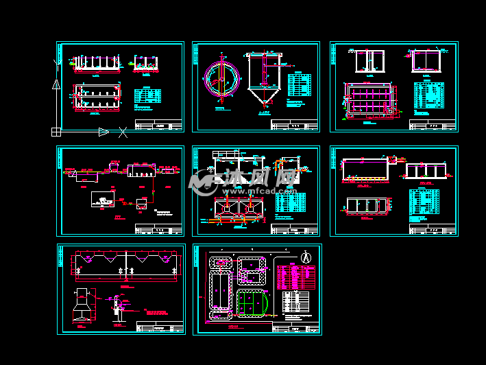 污水处理工程设计图