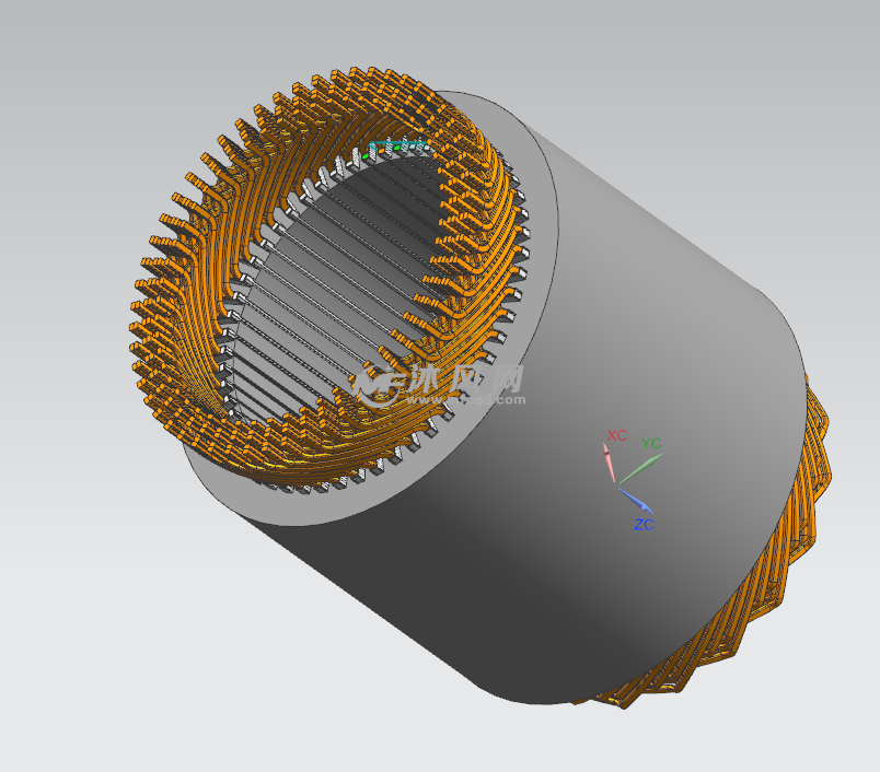 新能源汽车驱动电机发卡定子hairpin
