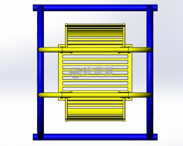公园摇晃座椅俯视图