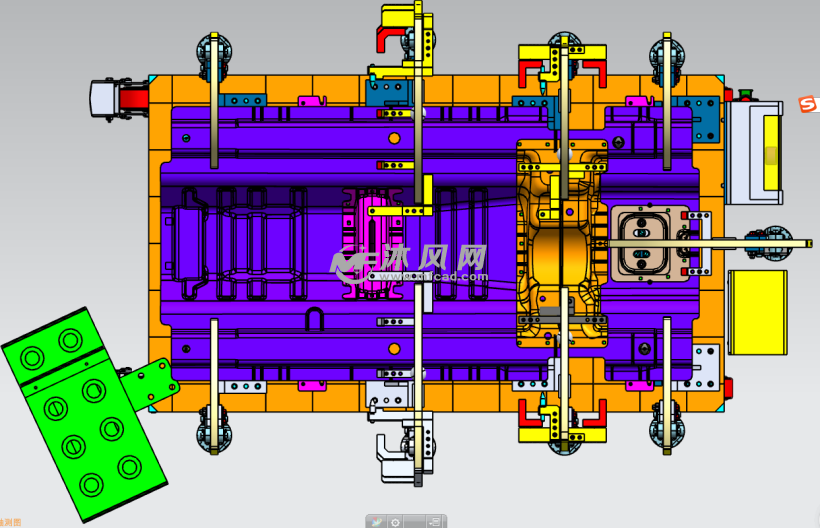 焊接工装上视图