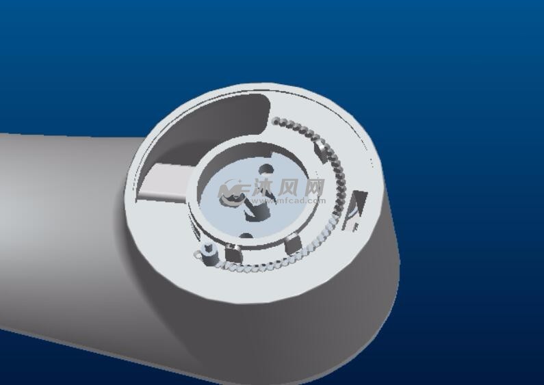 可转动的水龙头结构模型