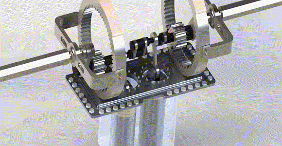 齿轮活塞配合动态图