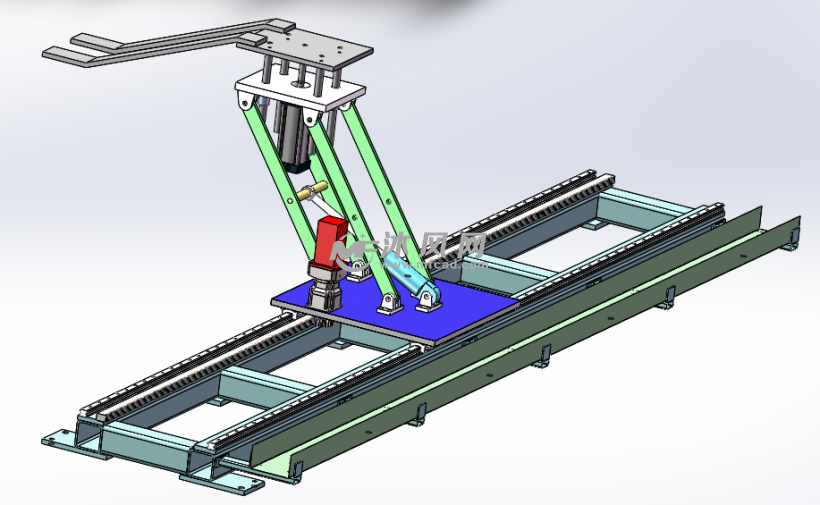 四连杆的搬动机构