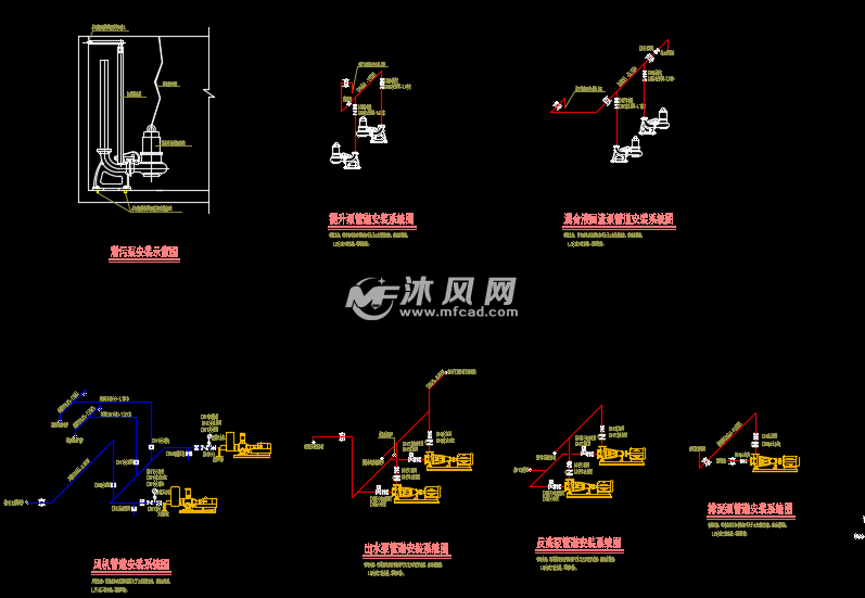 某市中醫院醫院廢水處理工程設計施工圖 - 環保圖紙 - 沐風網