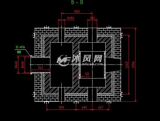 平面爐膛結構