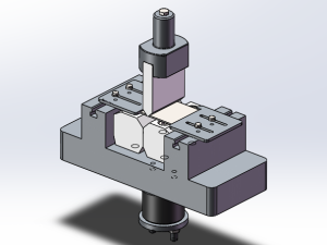 c字形弯曲件弯曲模