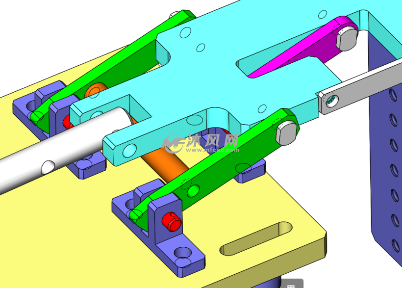 平行四边形联动升降机构