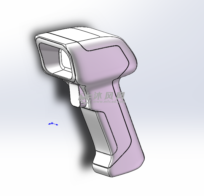扫码枪模型设计图纸