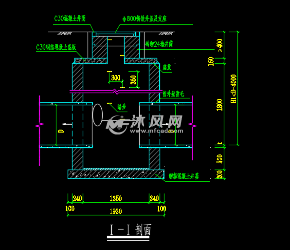 污水检查井通用图