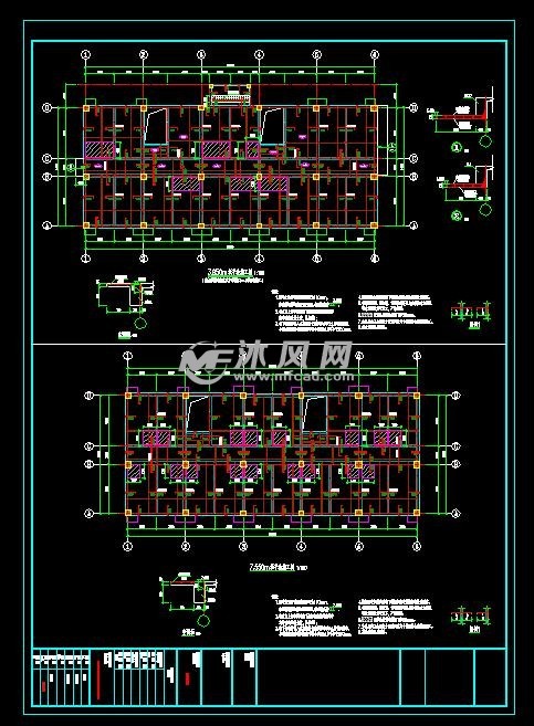 简单办公楼结构施工图