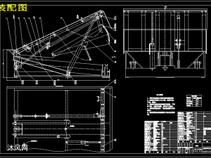 6吨移动登车桥升降机生产图纸