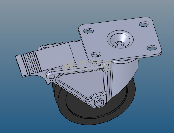 工业万向轮模型图