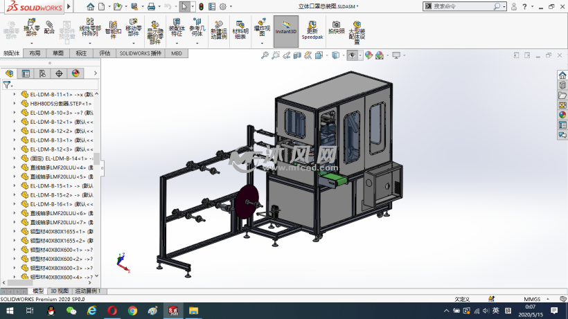 n95杯型口罩机生产线 - 输送和提升设备图纸 - 沐风网