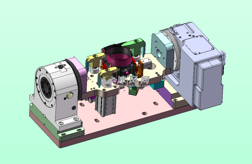加工中心第四轴旋转工作台