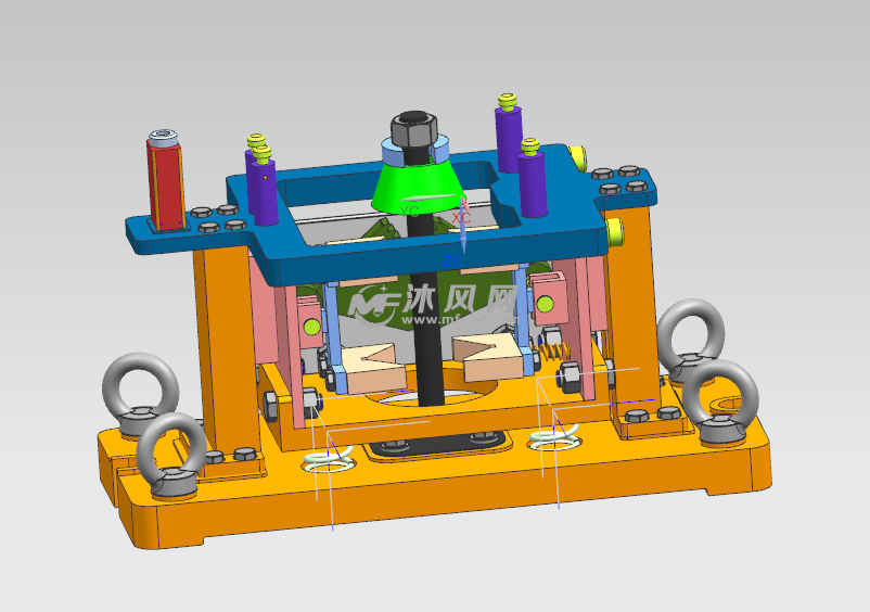 铣床镗床两套夹具