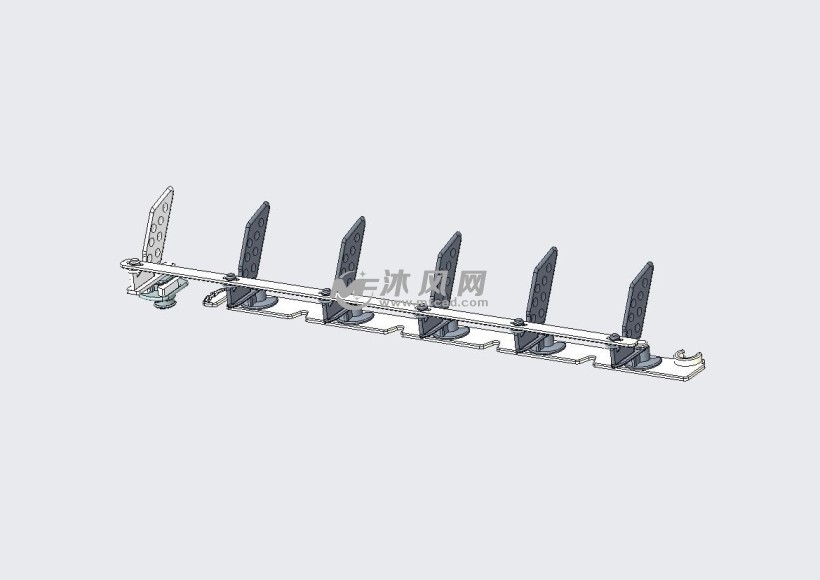 空调挂机导风板机构设计