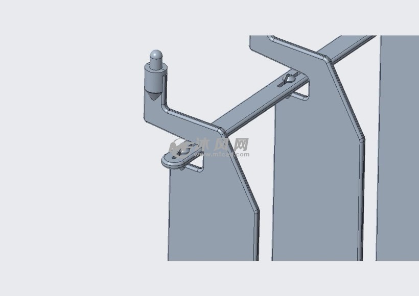 空调柜机竖导风板设计