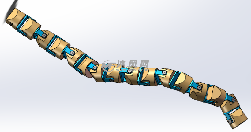 蛇形机器人模型